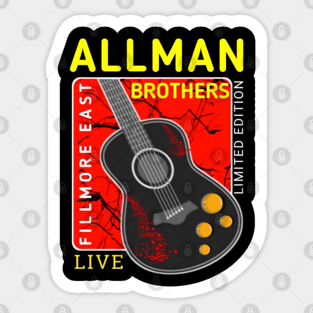 Allman brothers Sticker by Homedesign3